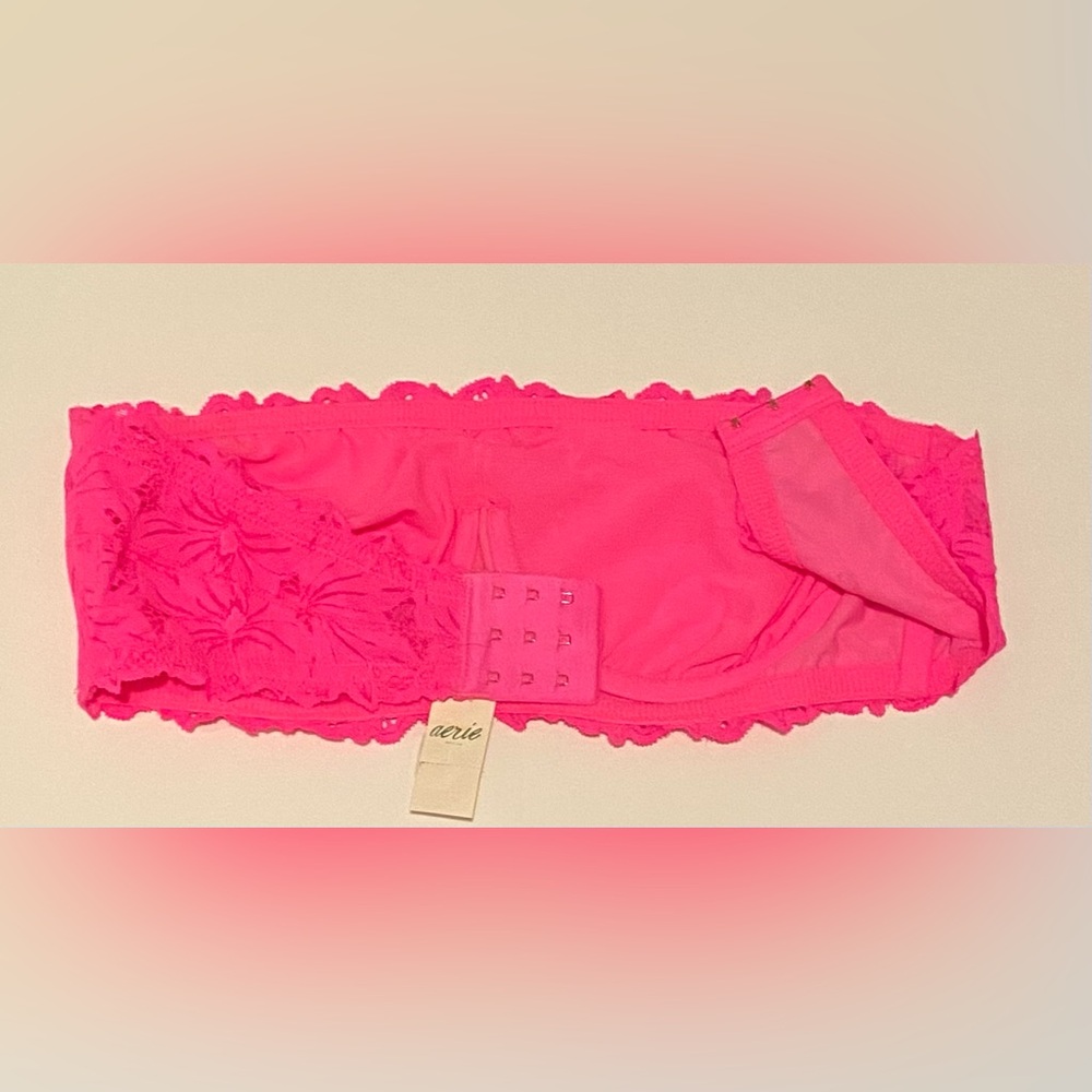 NWT Aerie Beach Daze Lace Bandeau/Bra/Bralette 36D - Picture 12 of 12